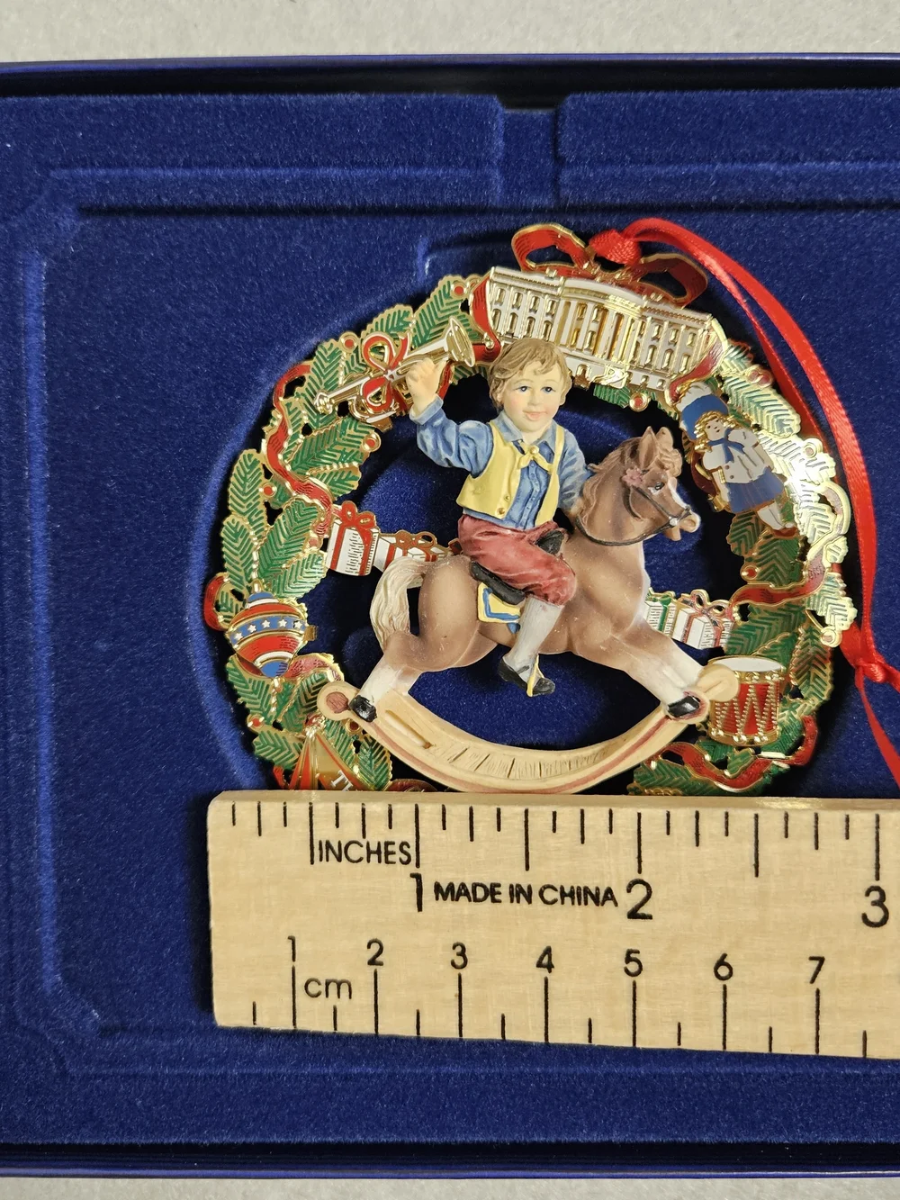 2003 Official White House Christmas Ornament Grant Edition